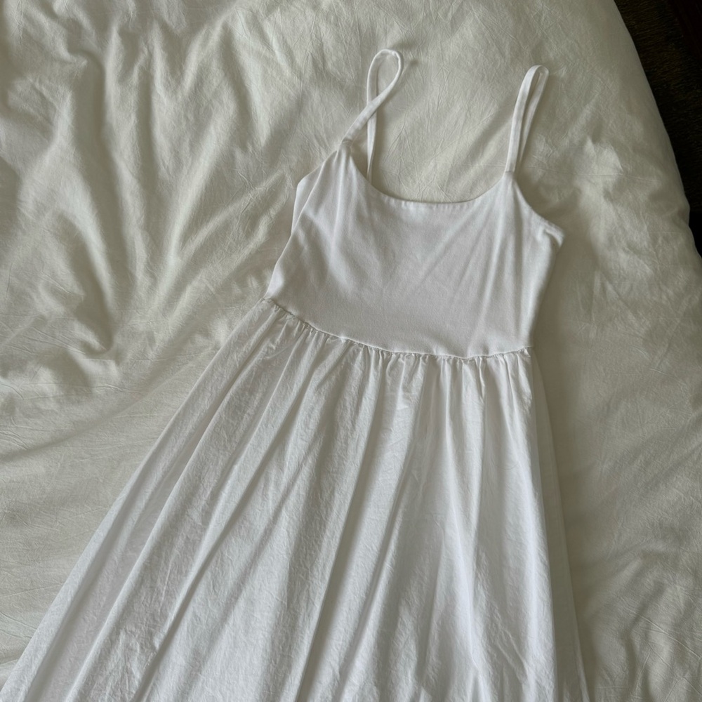 white old navy maxi dress